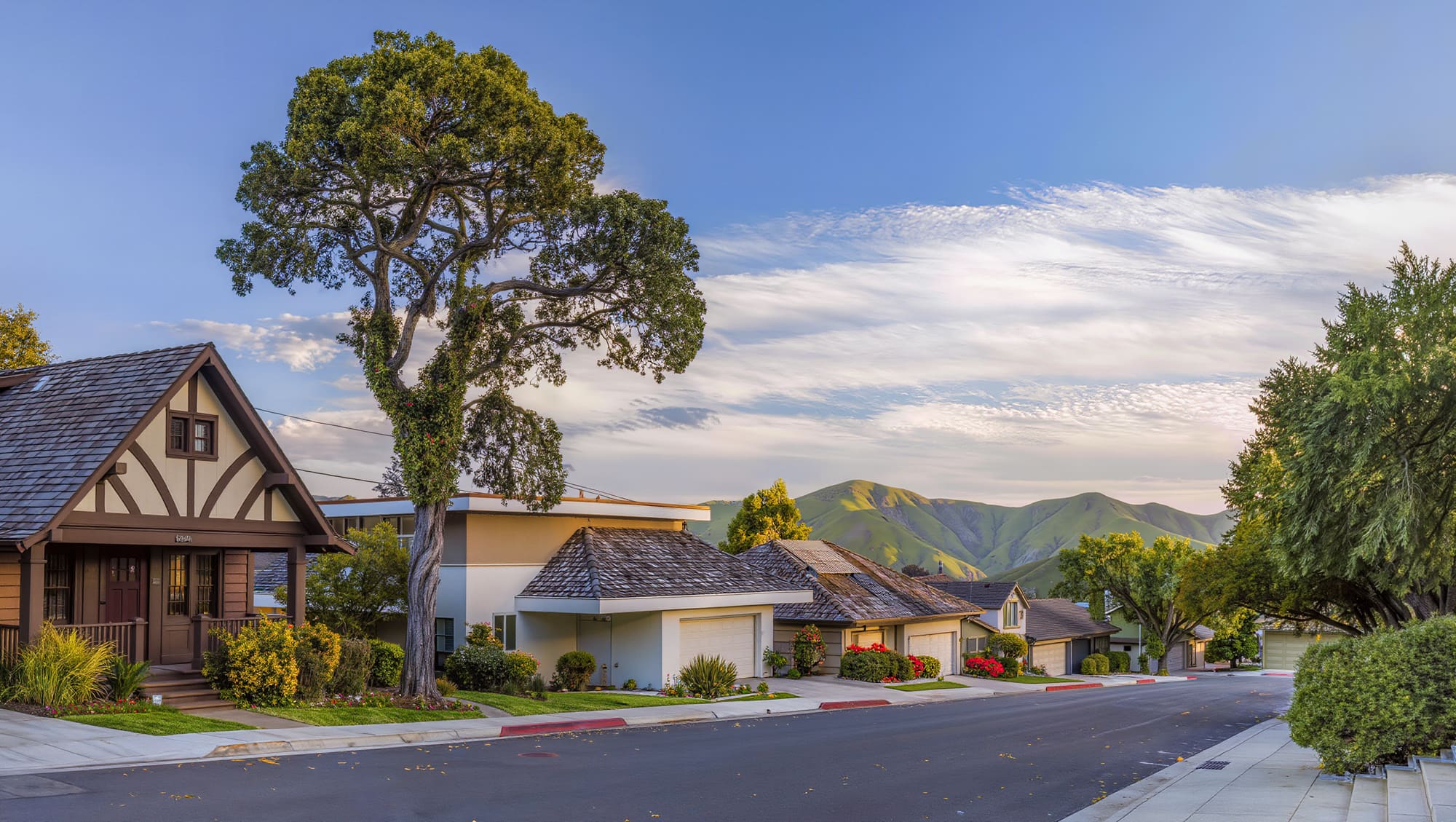 Bay Area skyline at golden hour — Cali #1 Roofing service area