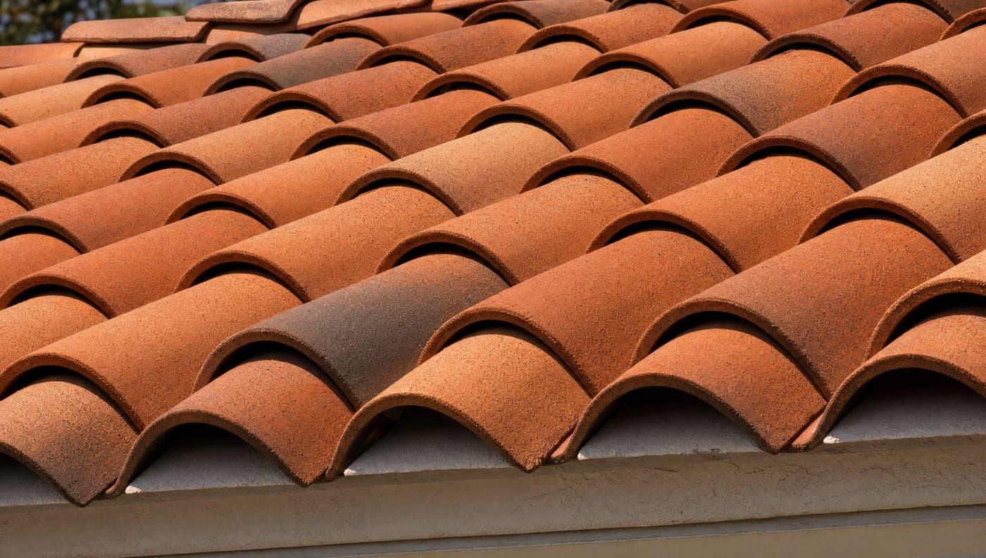 Full tile re-roof on a 1920s Spanish Colonial, Pasadena, California